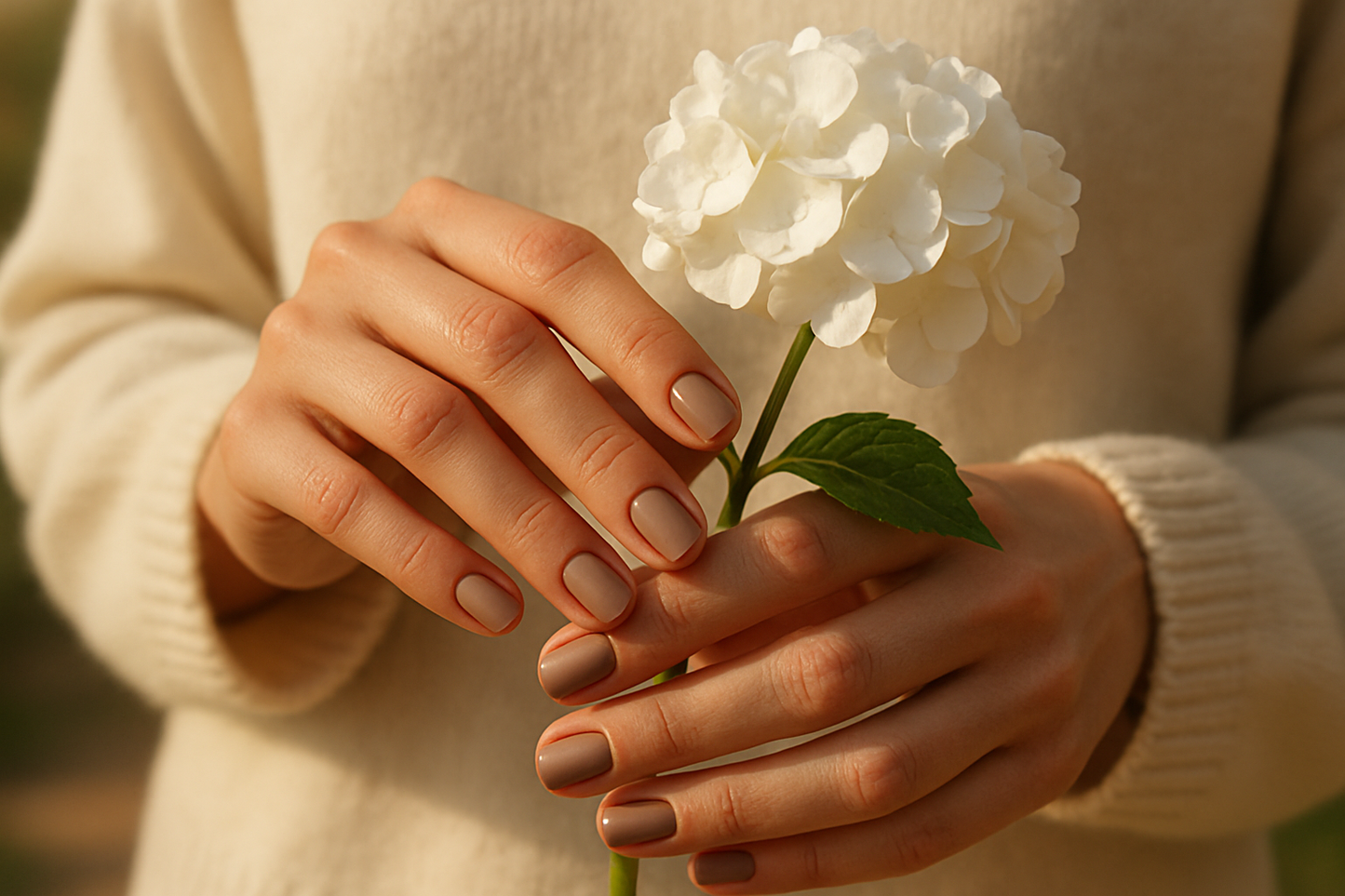 This look is great. Can you add skin texture to her hands?