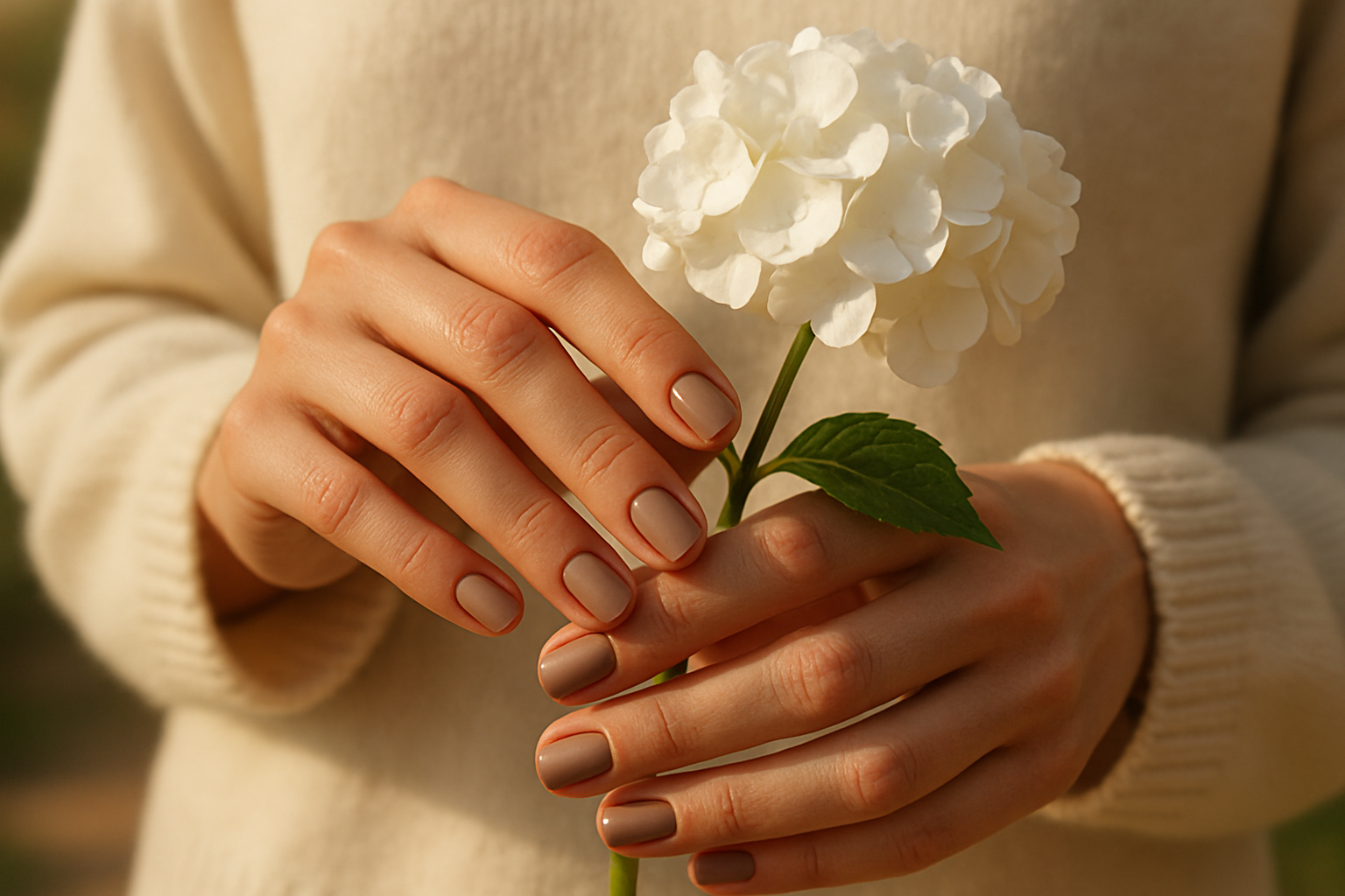 This look is great. Can you add skin texture to her hands?